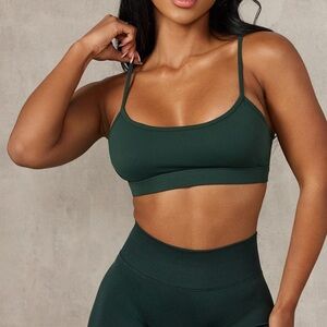 YoungLA Legacy Sports Bra Emerald Green Size Small EUC SOLD OUT ONLINE